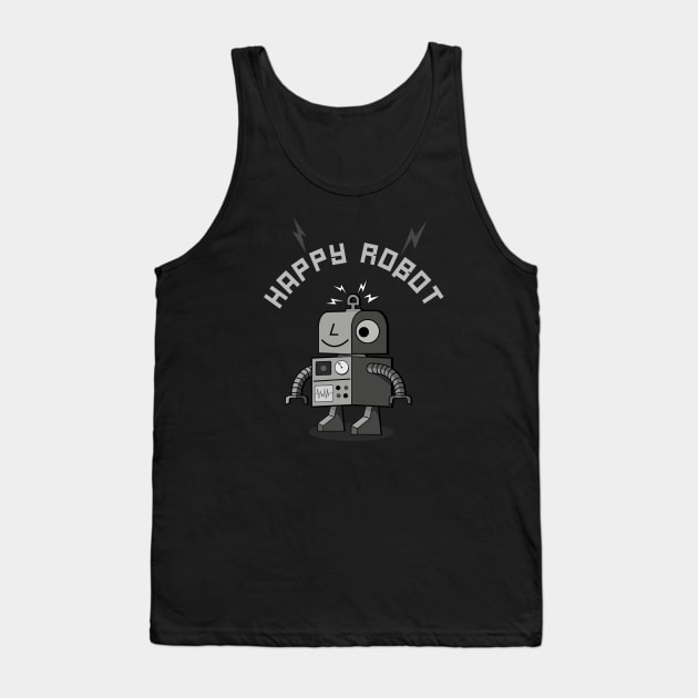 Happy Robot Tank Top by BOEC Gear